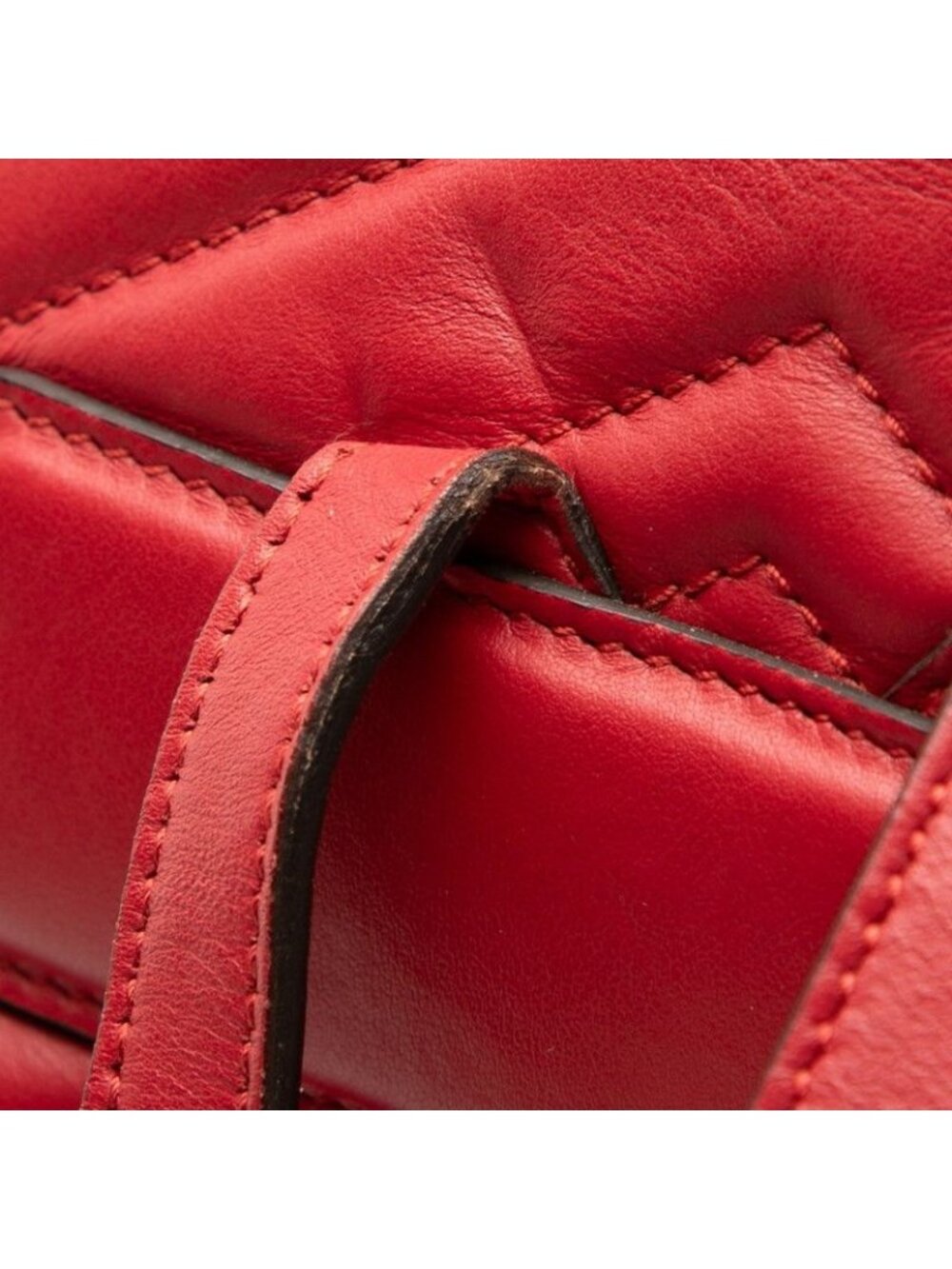 Gucci GG Marmont Backpack Red Leather - Picture 4 of 7